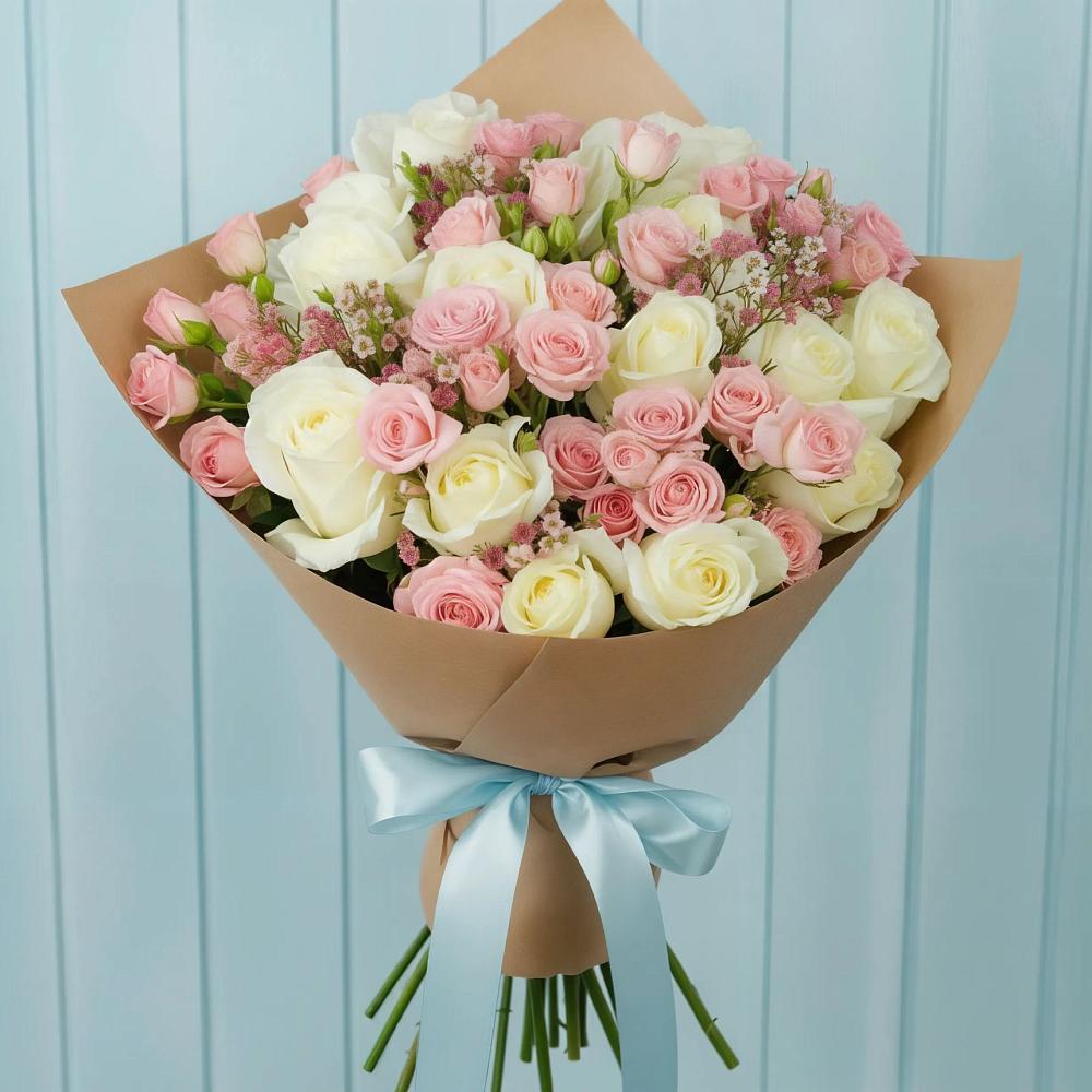 Букет цветов из: Розы в Суре