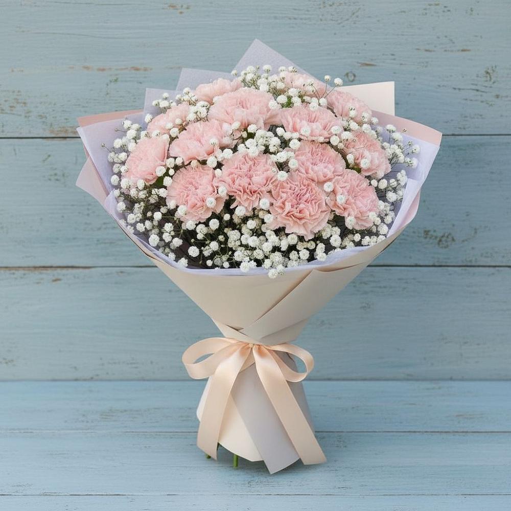 Букет цветов из: Гвоздики в Суре