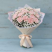 Букет цветов из:  Гвоздики в Суре