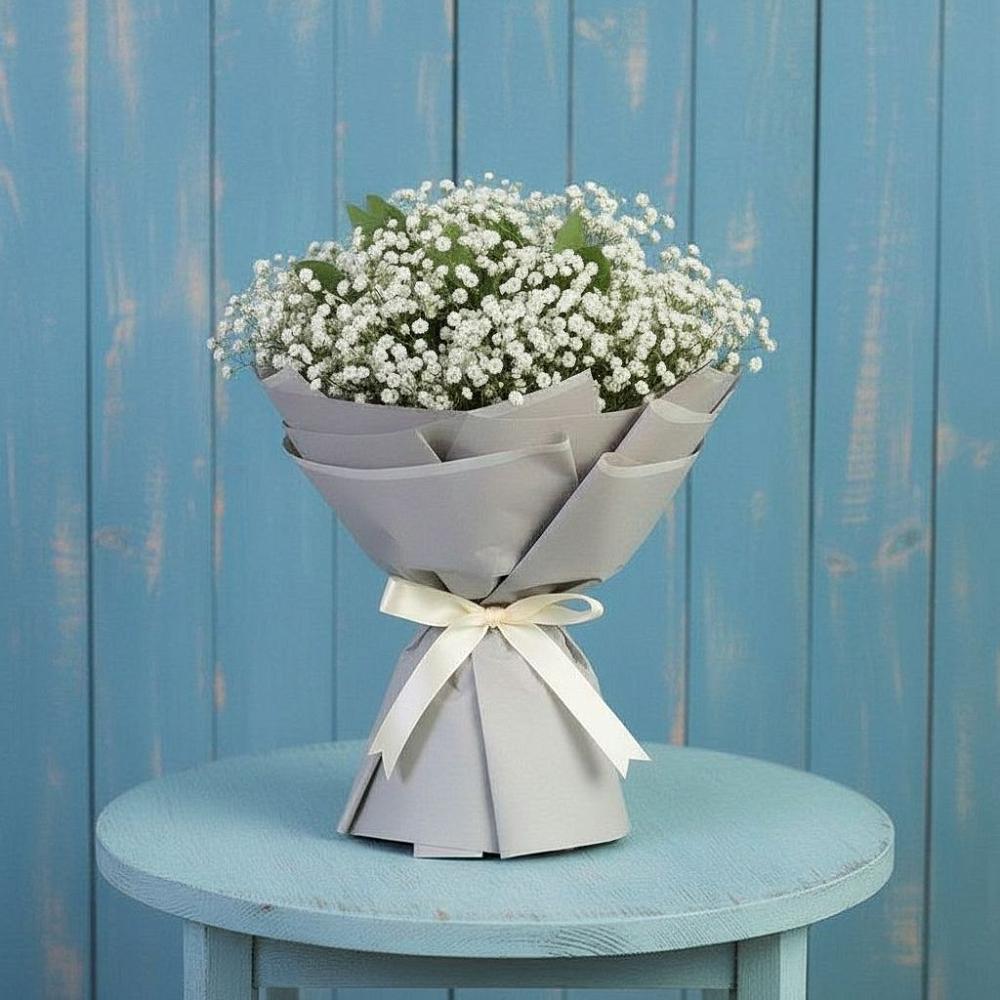 Букет цветов из: Гипсофила в Суре