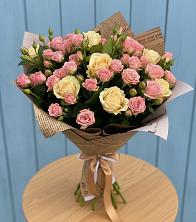 Букет цветов из:  Розы в Суре
