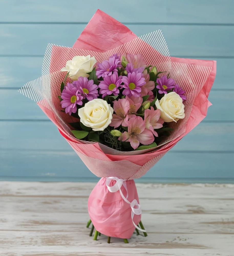 Букет цветов из: Герберы в Суре