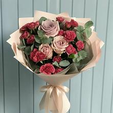 Букет цветов из:  Гвоздики и Розы #REPLACE_PRED# Суре